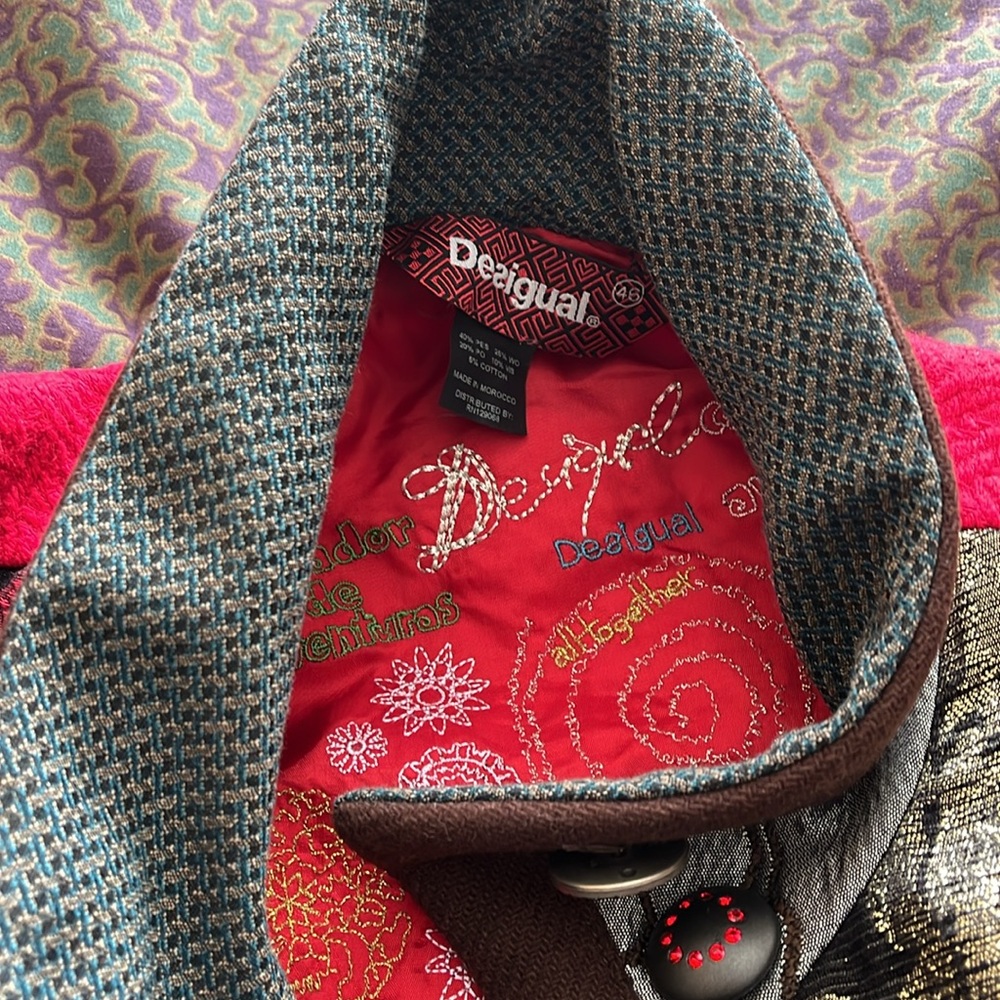 Coat patchwork size 46 - Picture 2 of 16